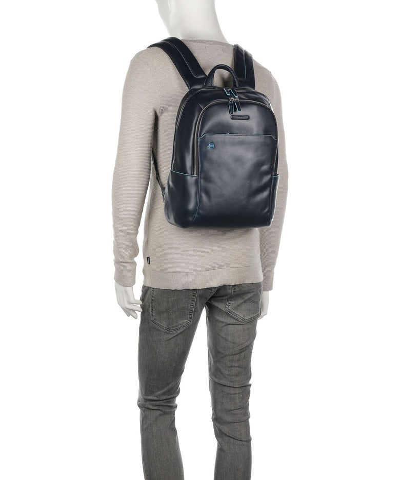 Piquadro Blue Square Laptop backpack blu