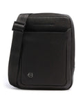 Piquadro Black Square Crossbody bag testa di moro