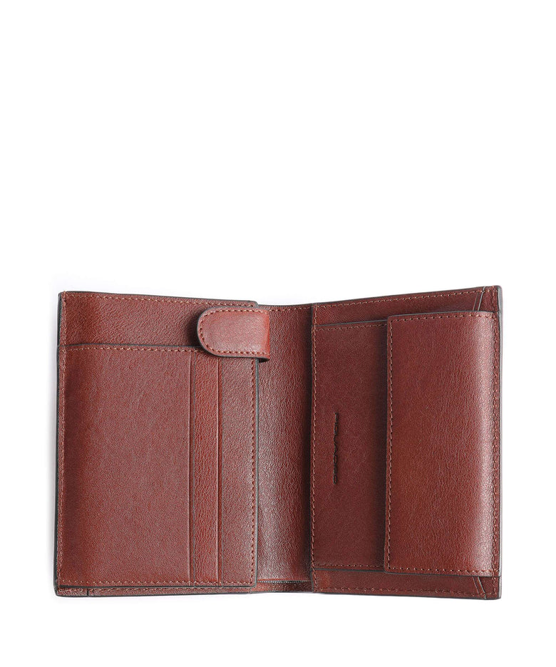 Piquadro Black Square Wallet tabacco