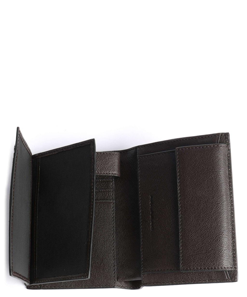 Piquadro Black Square Wallet dark brown