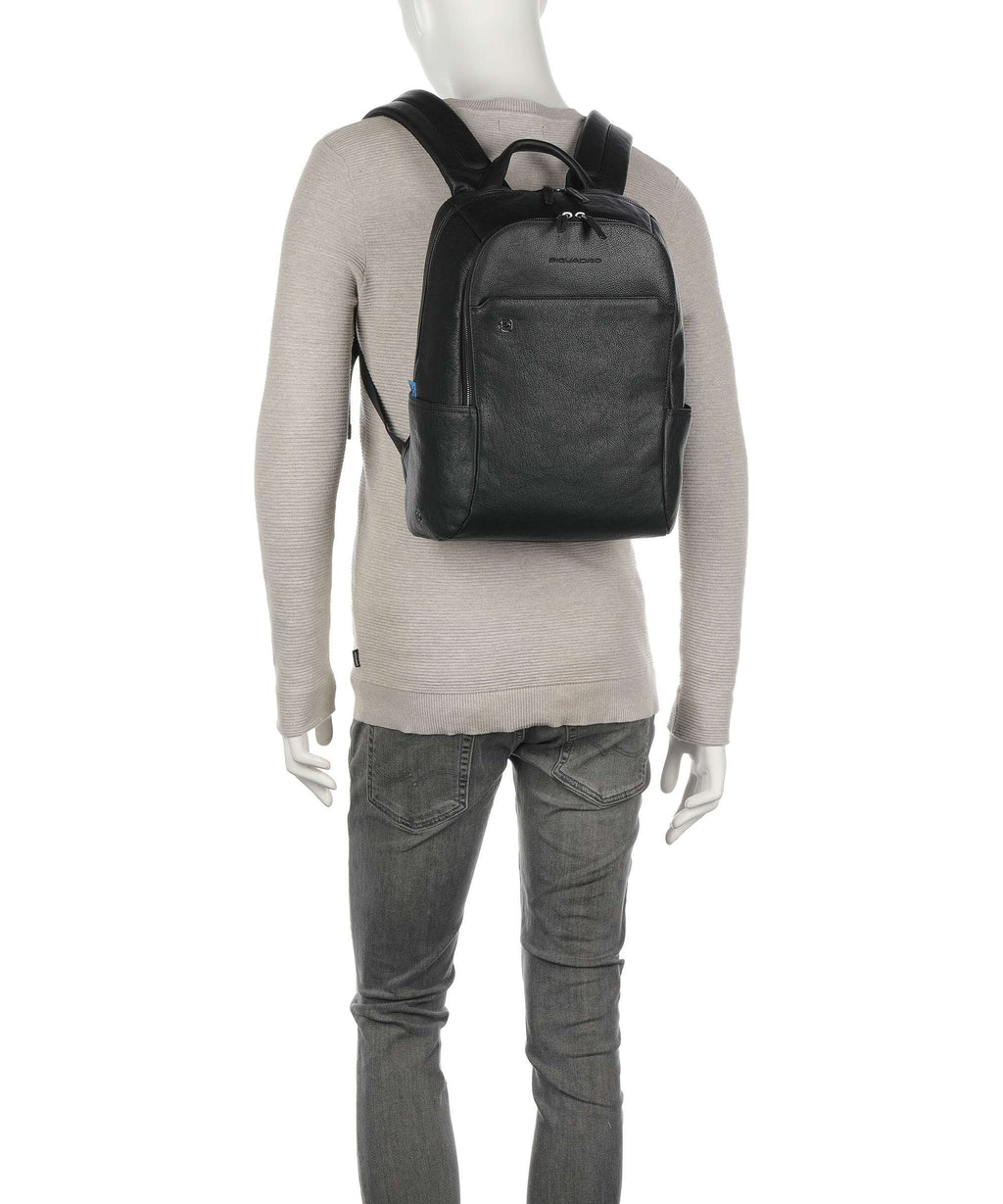 Piquadro Black Square Laptop backpack black