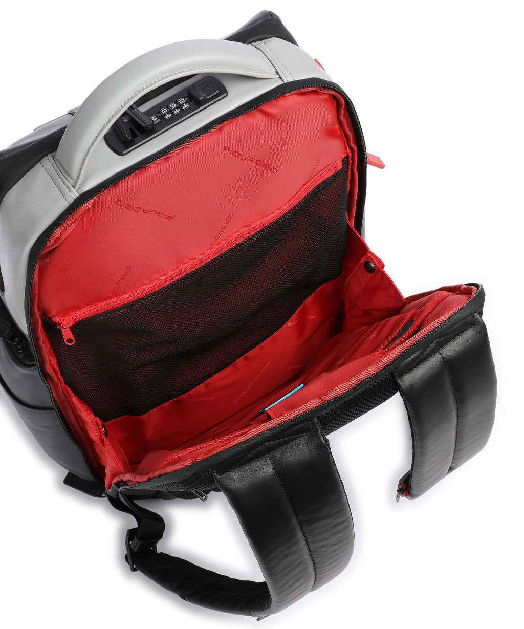 Piquadro Urban Laptop backpack grau/schwarz