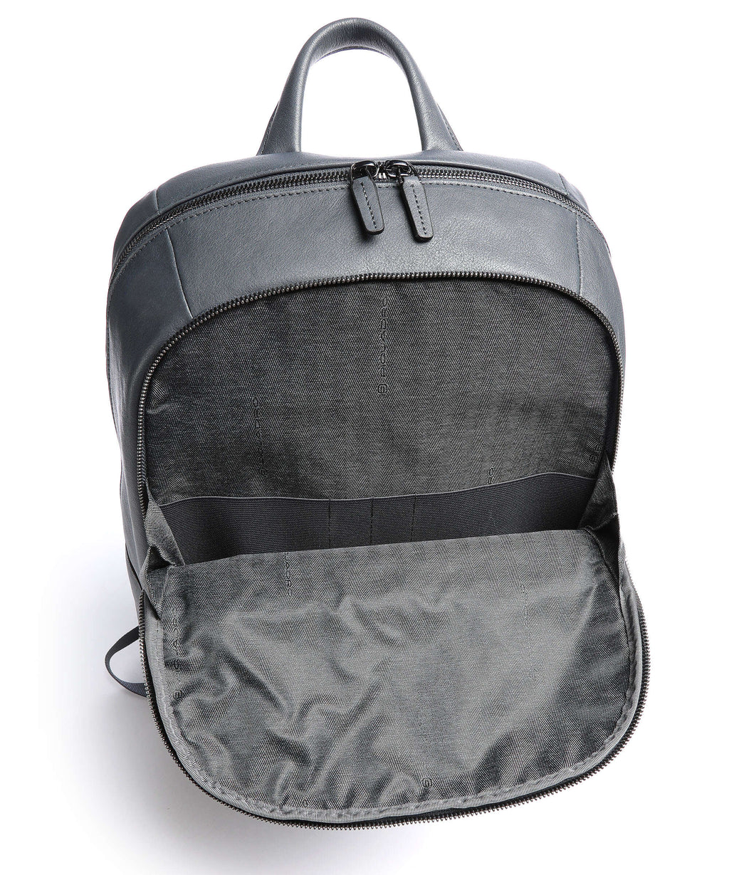 Piquadro Black Square Laptop backpack blue ocean