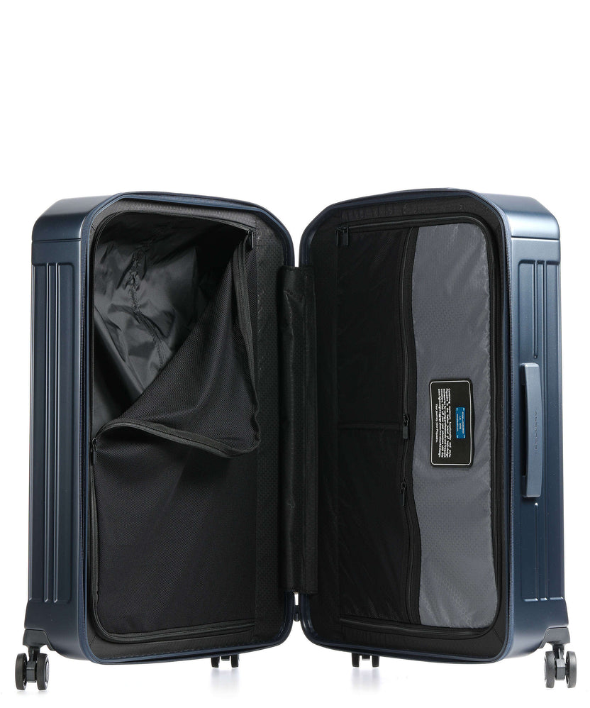 Piquadro PQ Light Spinner (4 wheels) matt blue