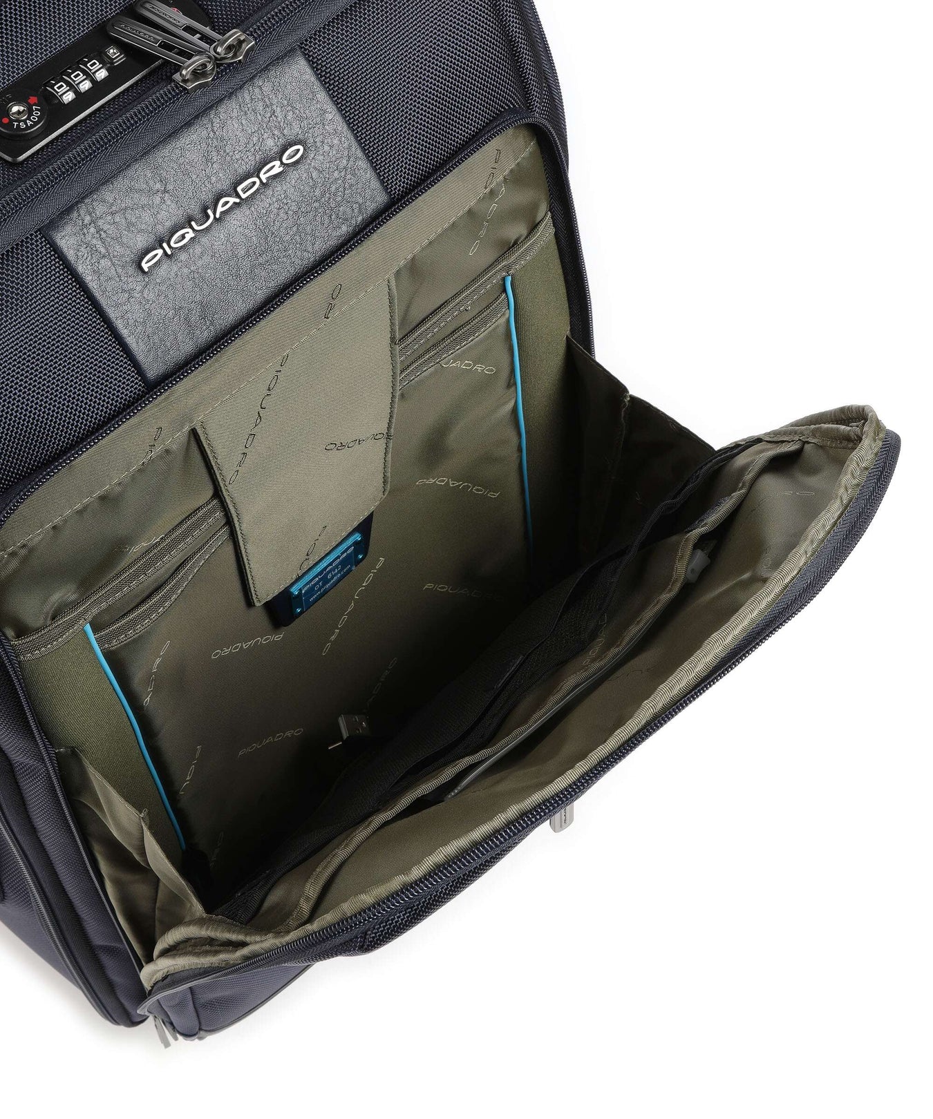 Piquadro Rolling briefcase blue