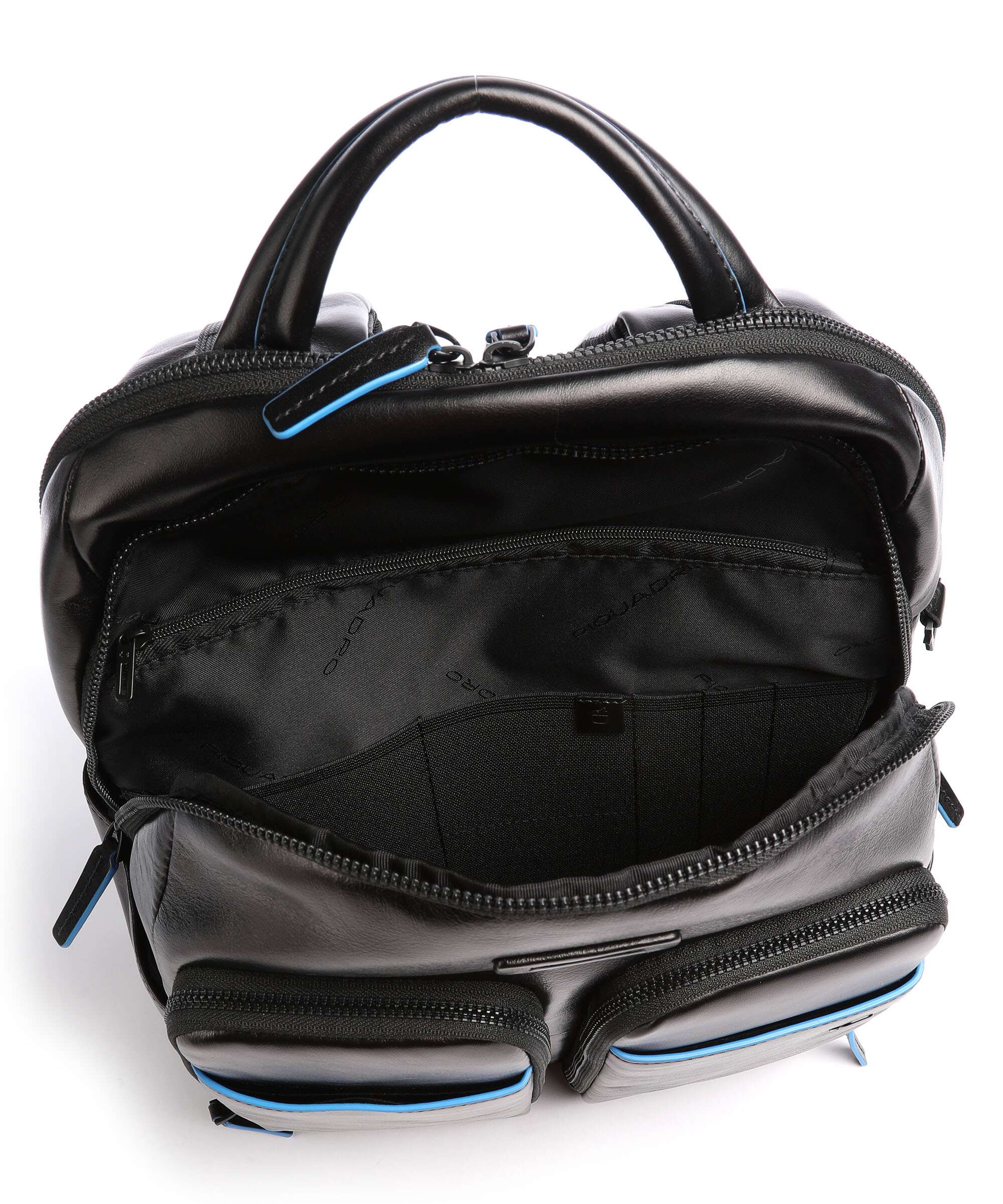 Piquadro Blue Square Revamp RFID Laptop backpack black