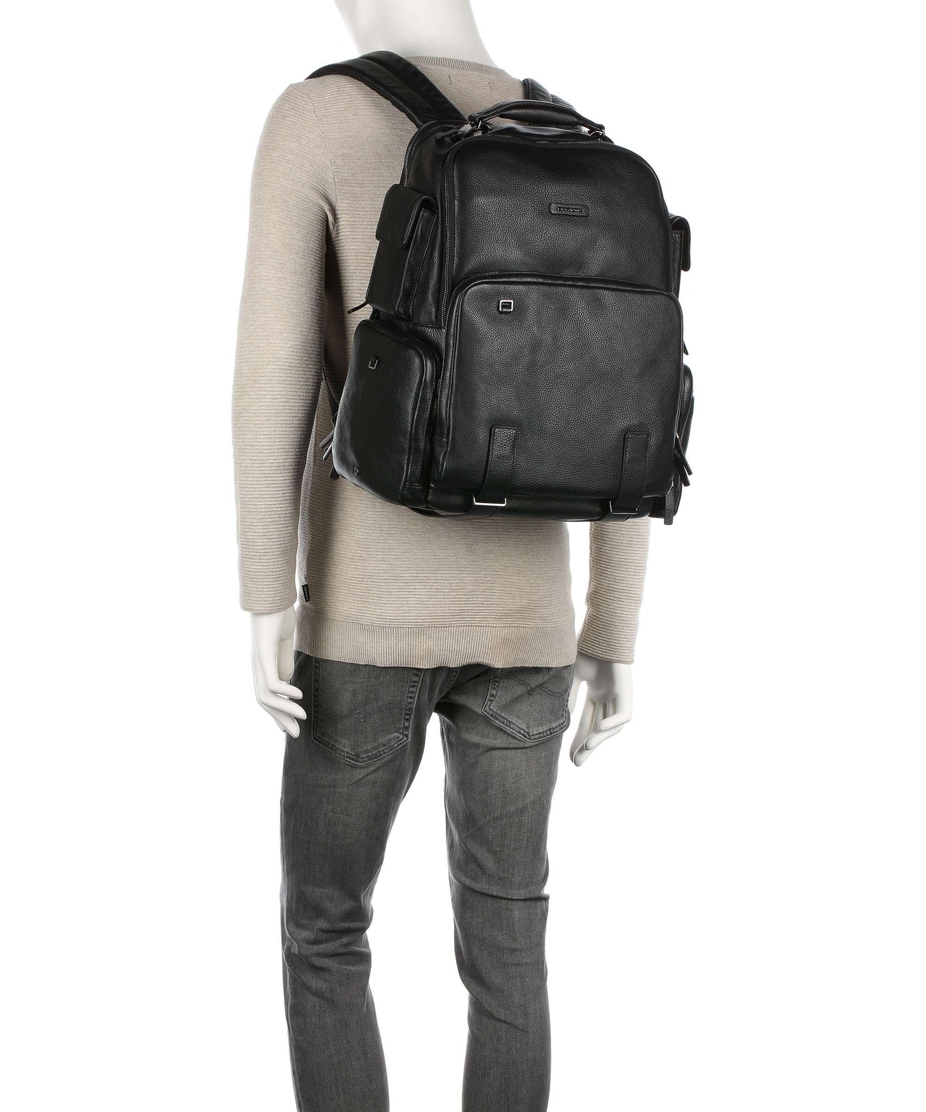 Piquadro Modus Special RFID Laptop backpack black