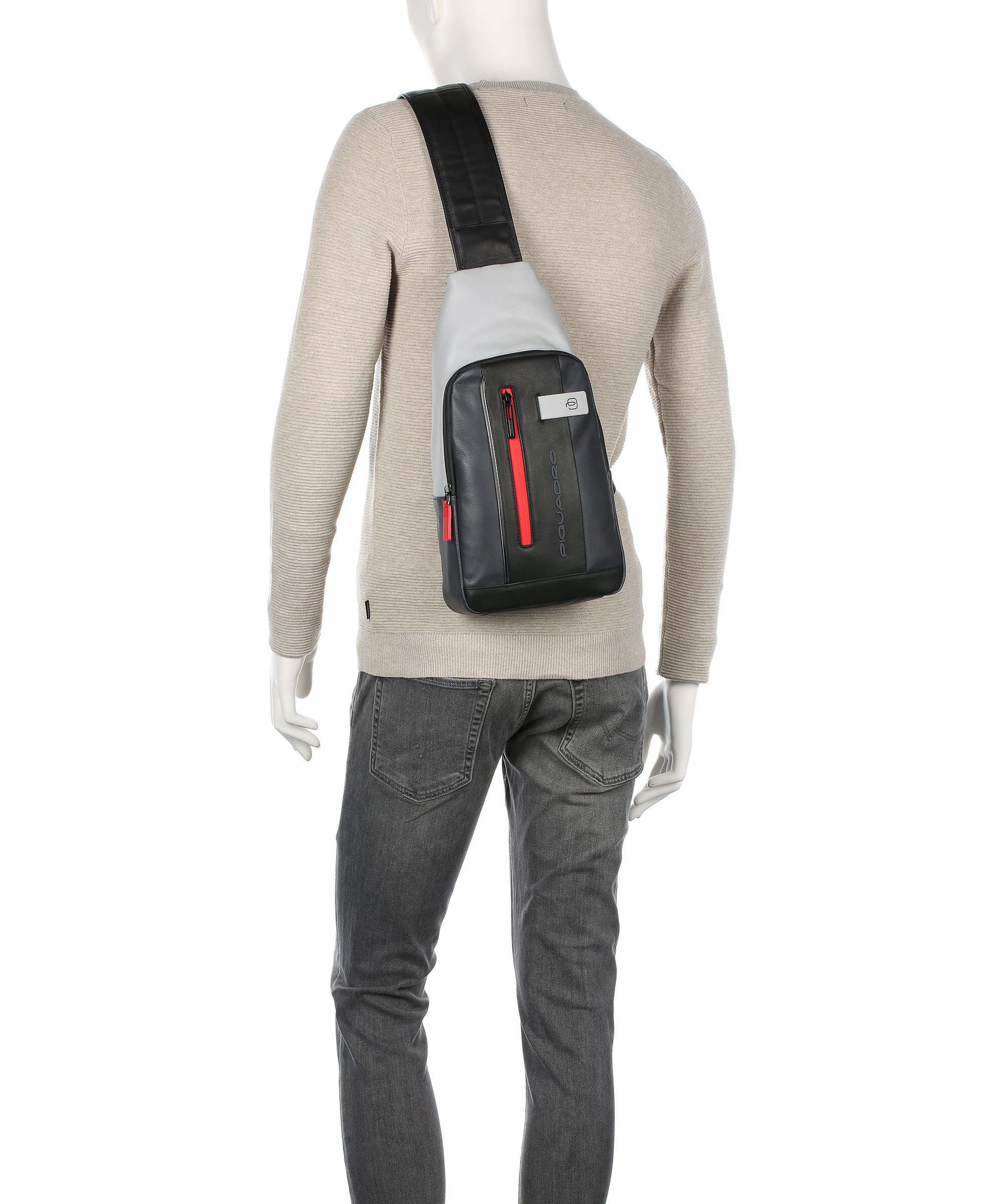 Piquadro Urban LED Sling bag grey/black
