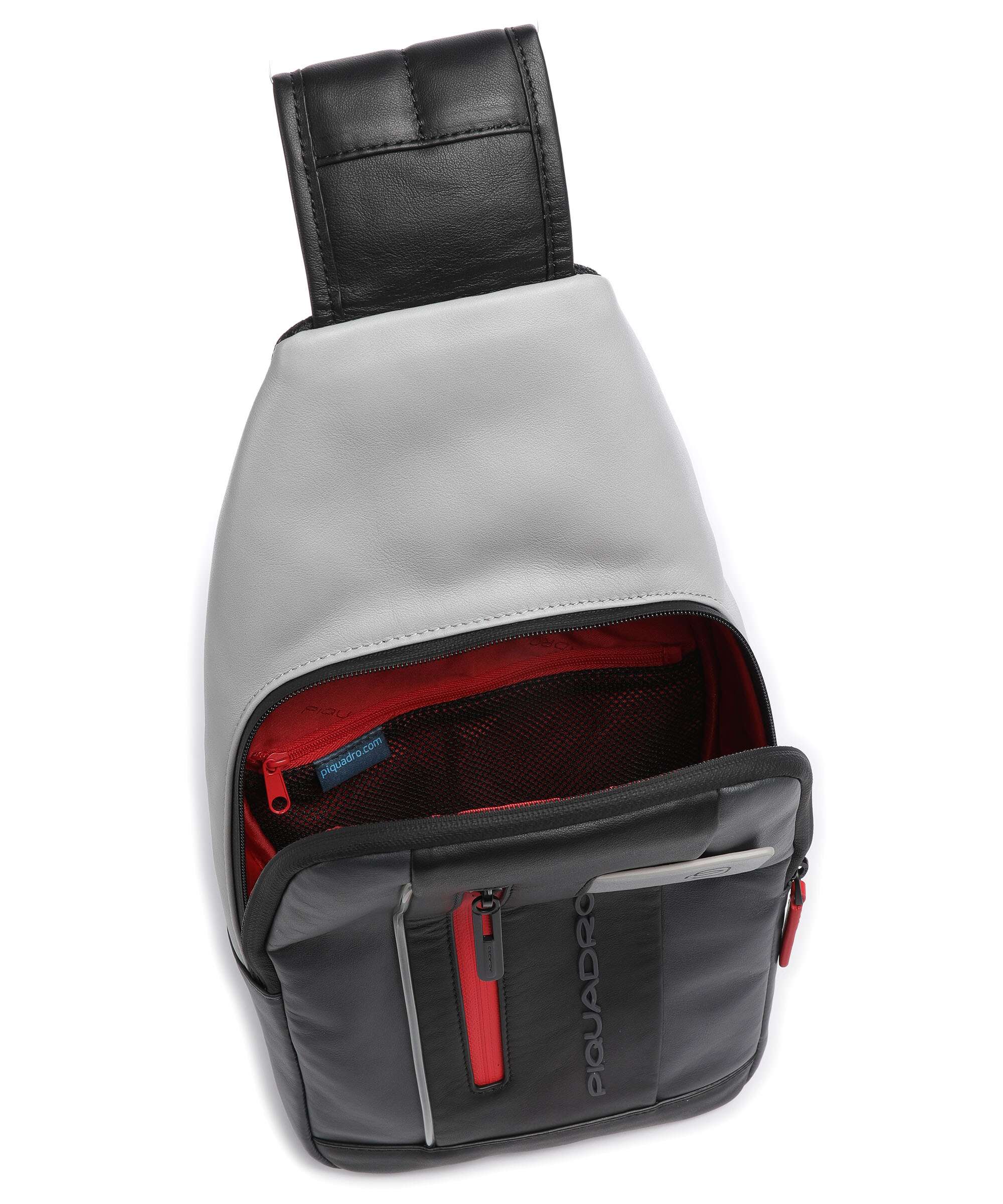 Piquadro Urban LED Sling bag grey/black