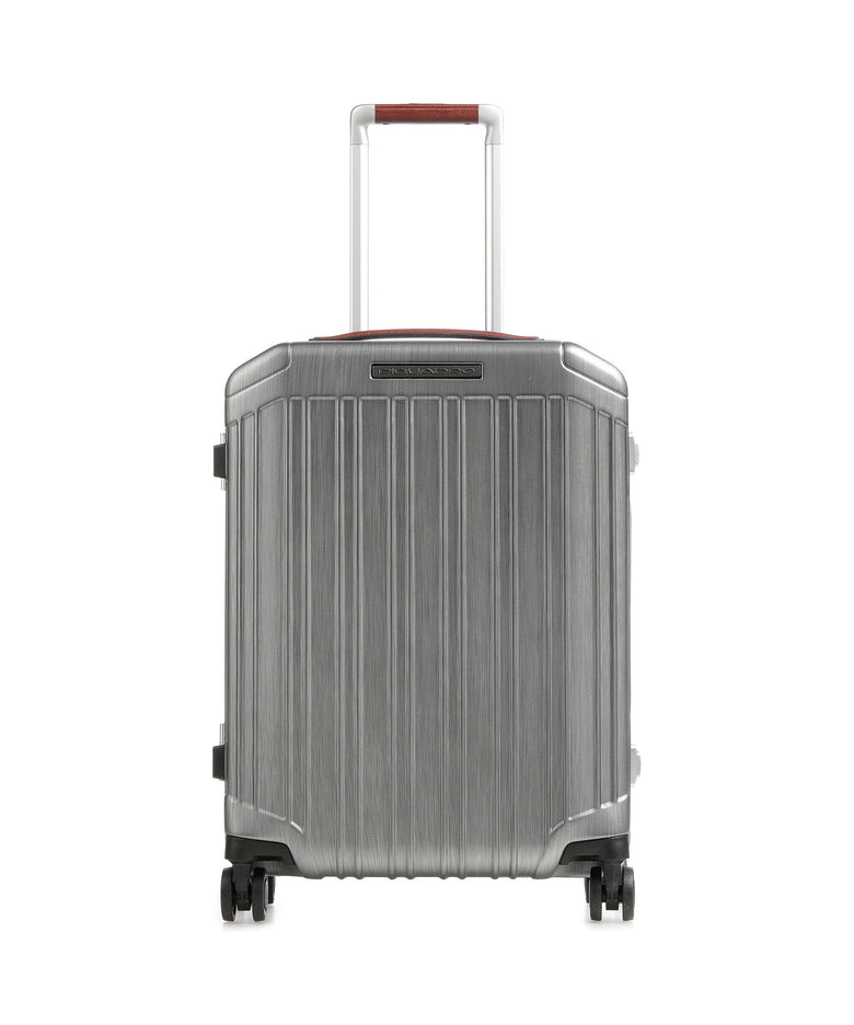 Piquadro PQLM Spinner (4 wheels) black/natural tan