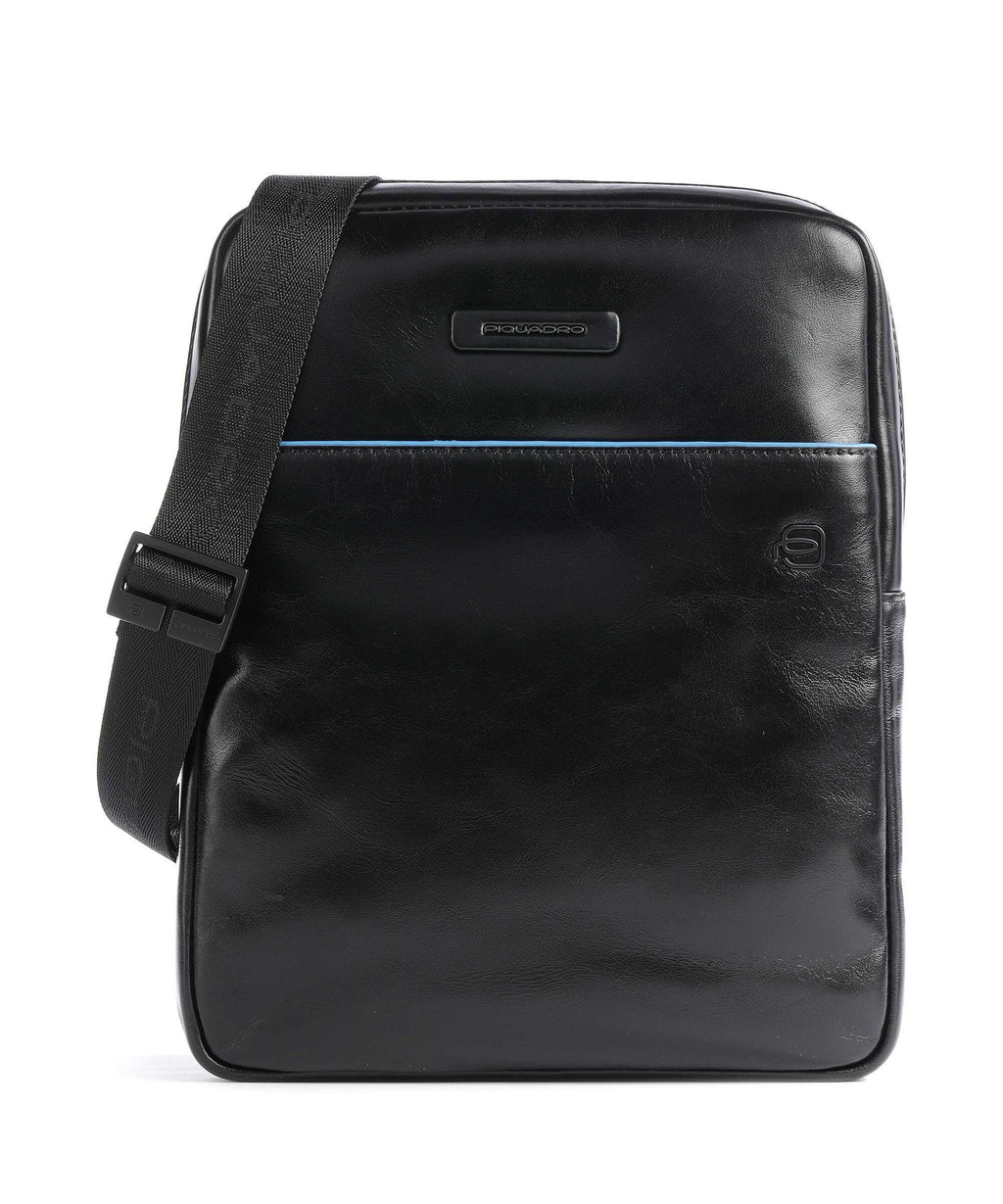 Piquadro Blue Square Revamp Crossbody bag black