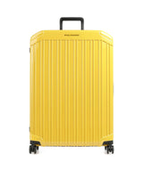 Piquadro 4-Pyöräiset matkalaukku lemon yellow
