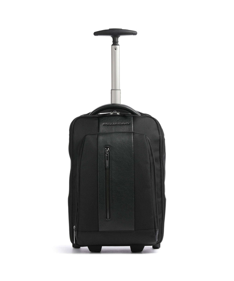 Piquadro Brief Backpack with wheels black
