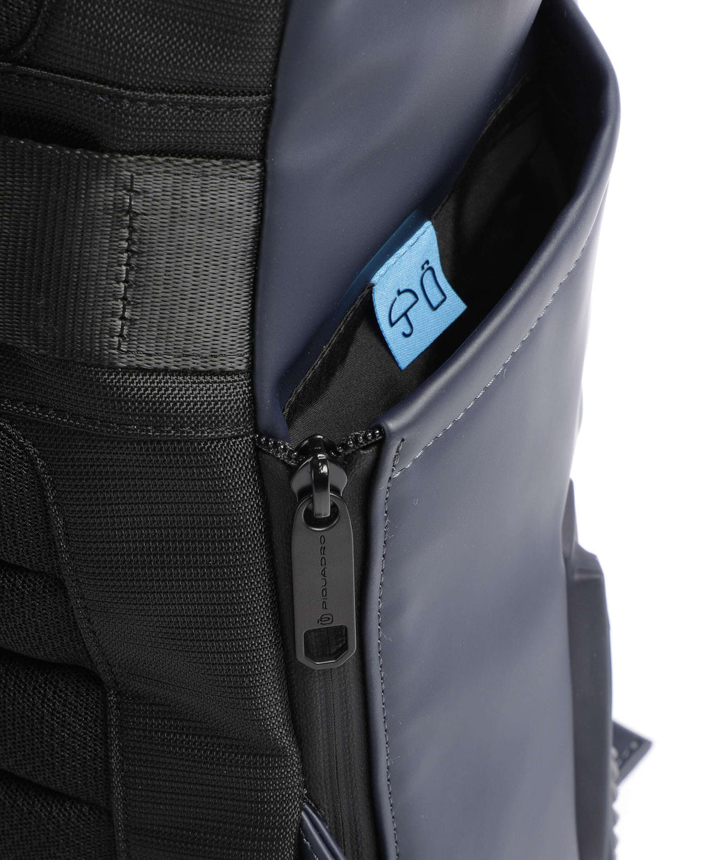 Piquadro Corner 2.0 2.0 Rolltop backpack blue
