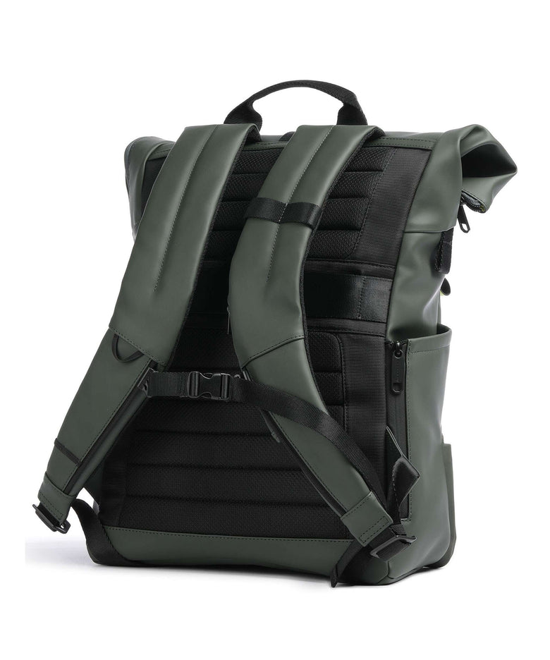 Piquadro Corner 2.0 2.0 Rolltop backpack green
