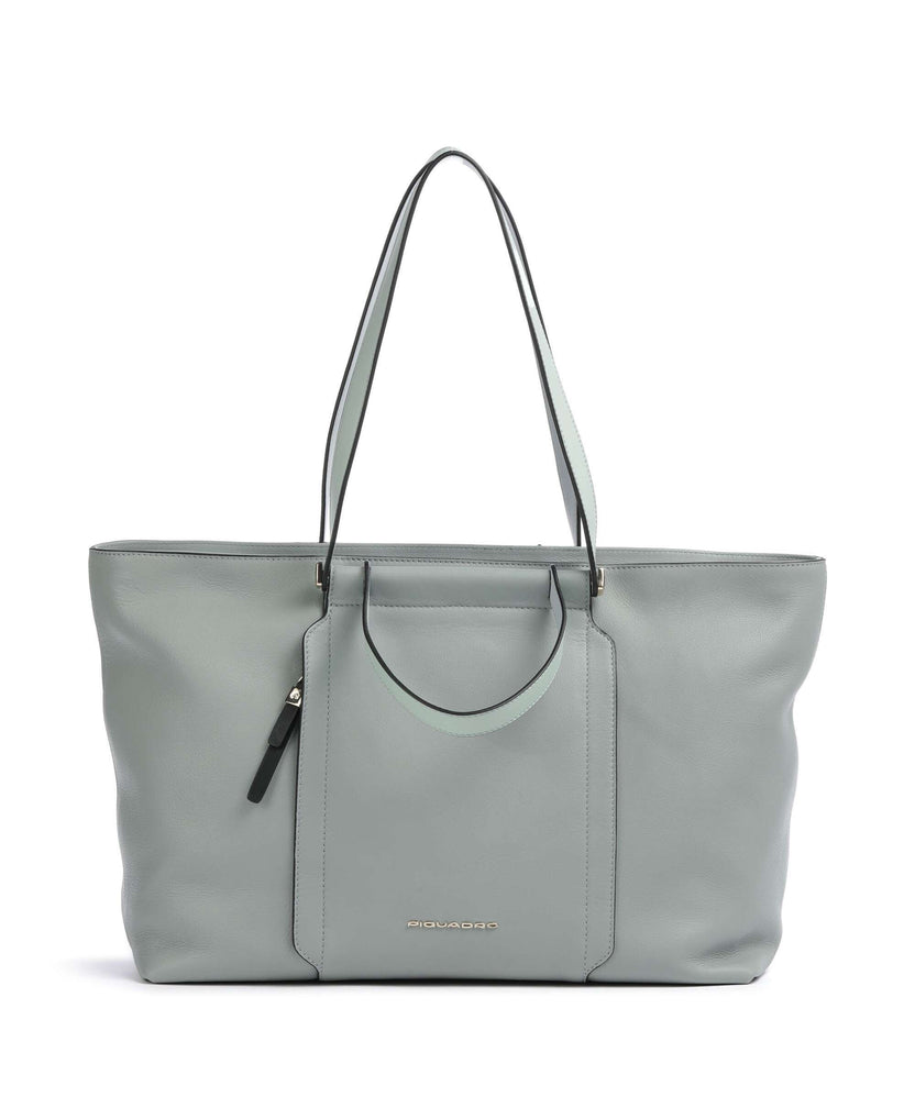 Piquadro Circle Tote bag verde menta