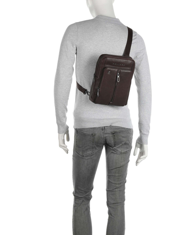 Piquadro Wollem Crossbody bag testa moro