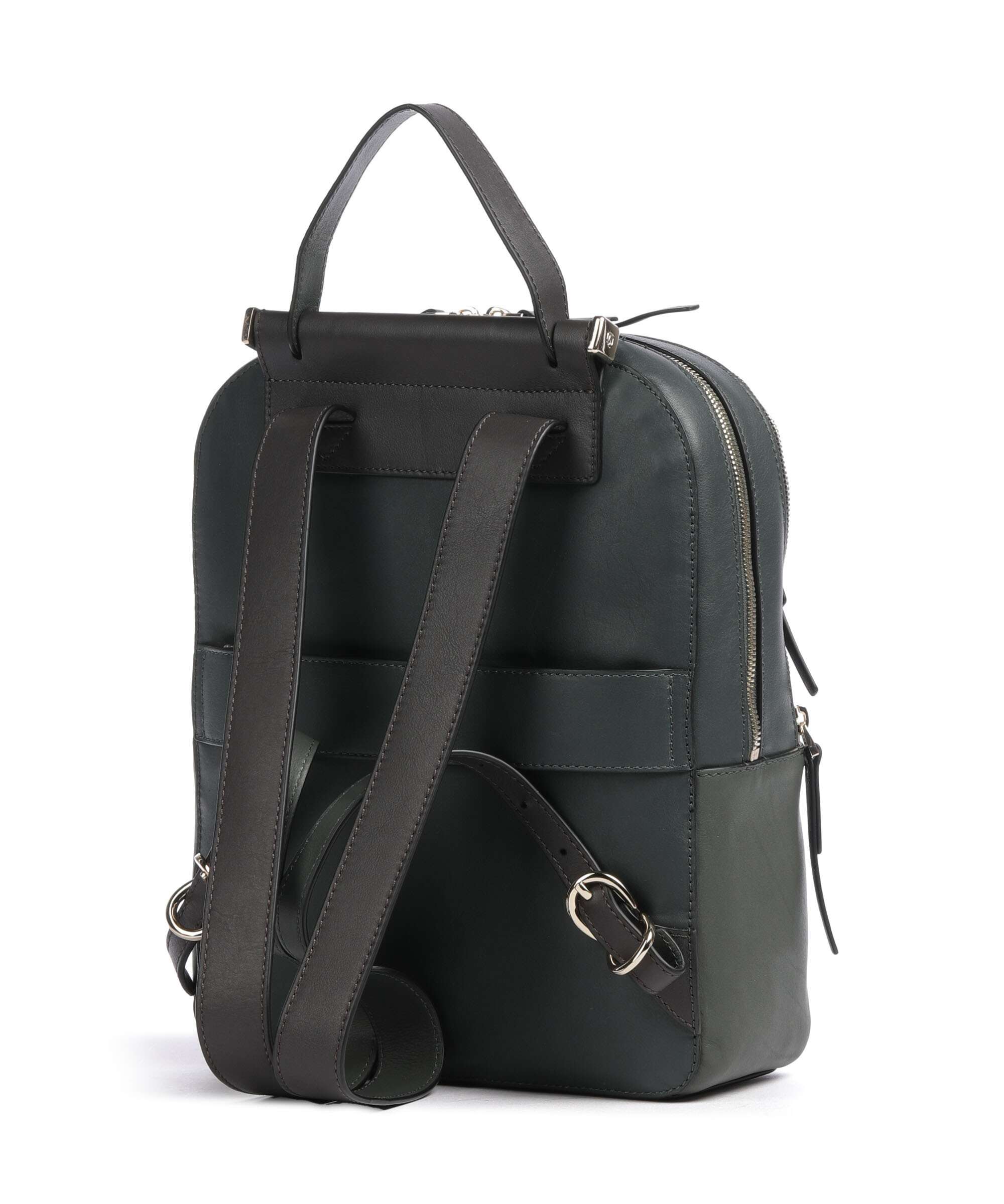 Piquadro Circle RFID Backpack verde bosco/verde oliva