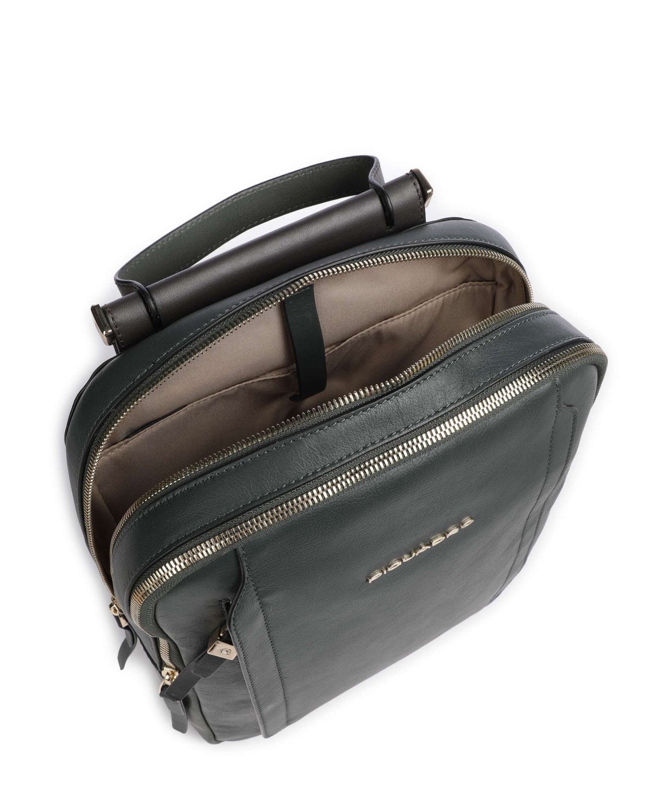 Piquadro Circle RFID Backpack verde bosco/verde oliva