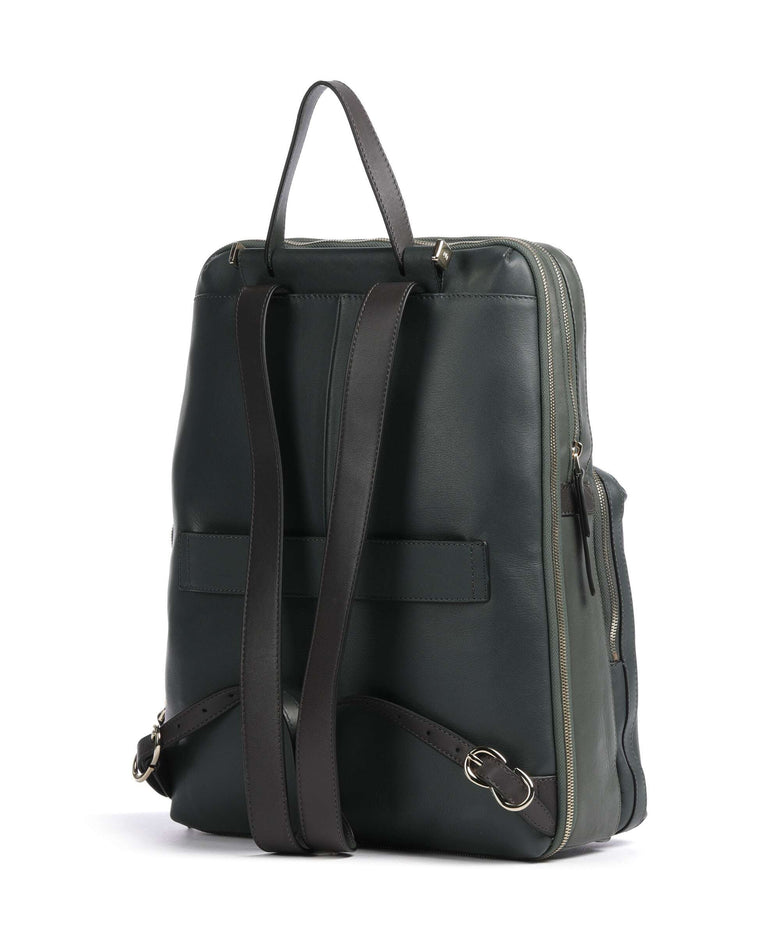Piquadro Circle Laptop backpack verde bosco/verde oliva
