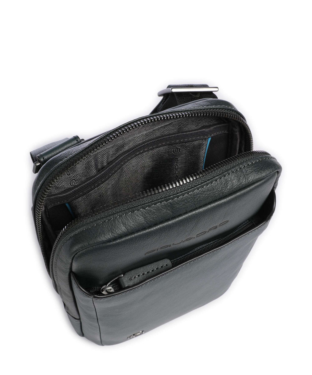 Piquadro Black Square Crossbody bag verde bosco/verde oliva