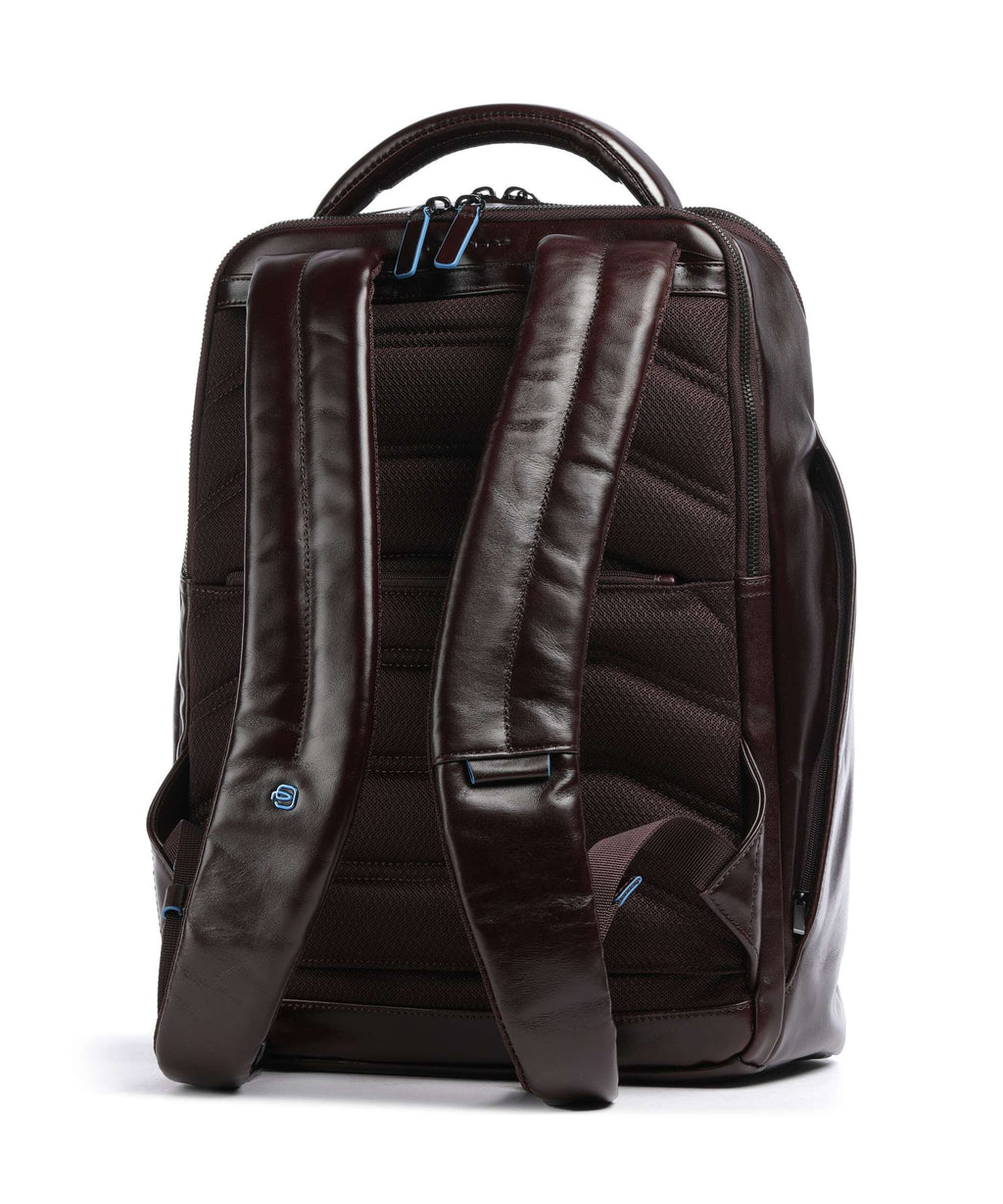 Piquadro Blue Square Backpack mogano