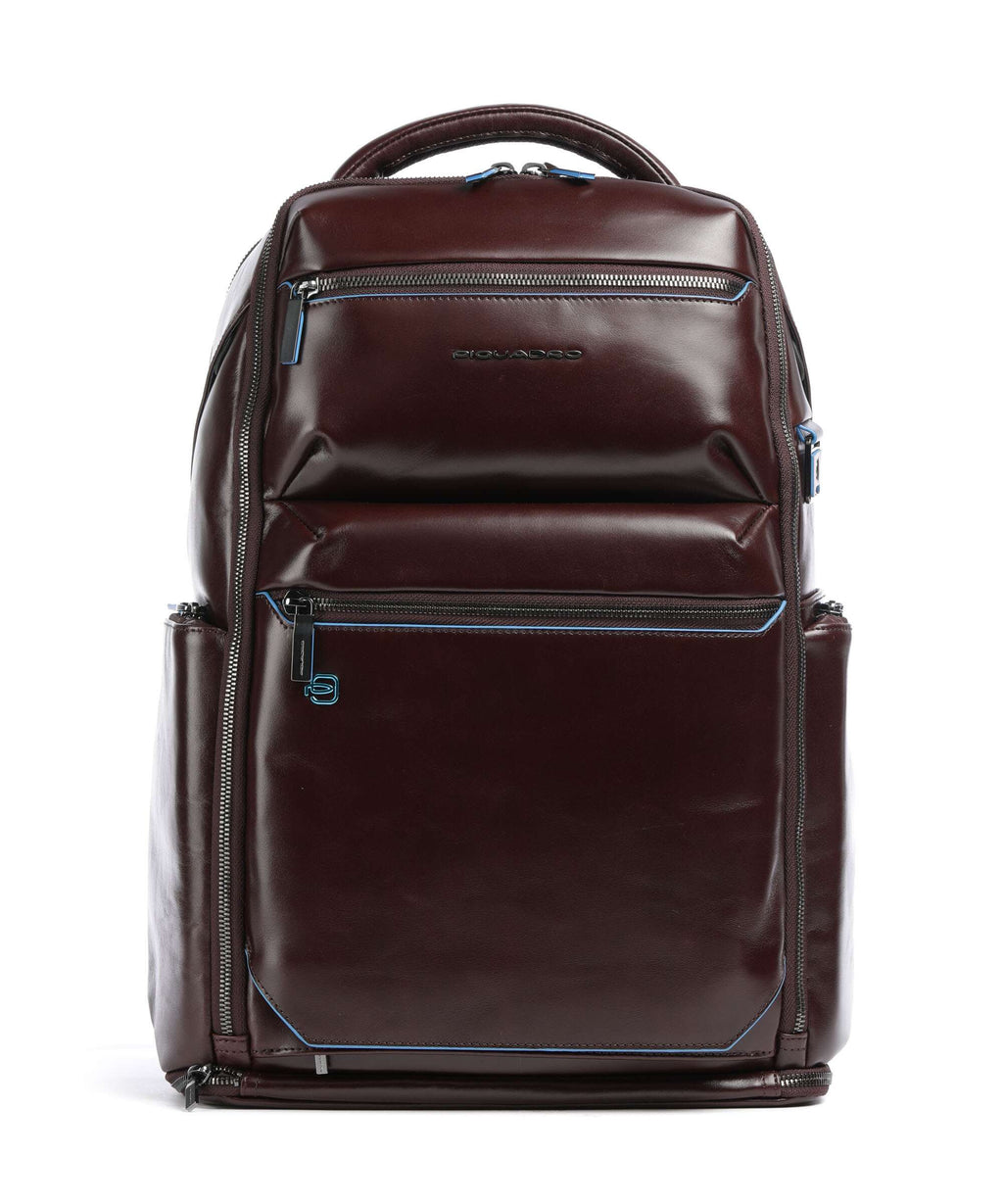 Piquadro Blue Square Backpack mogano