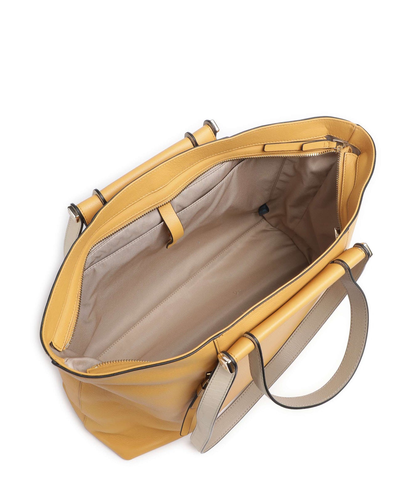 Piquadro Circle Tote bag yellow/beige