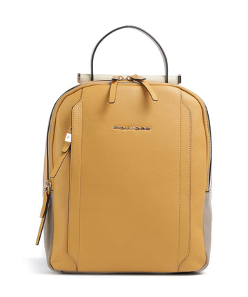 Piquadro Circle RFID Reppu yellow/beige
