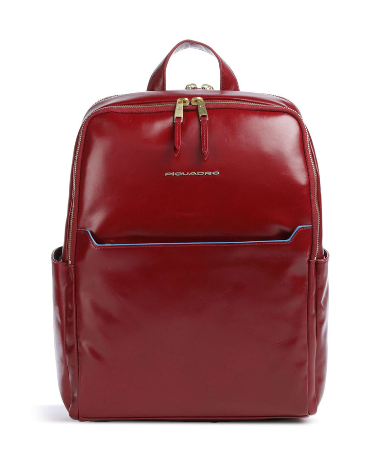 Piquadro Blue Square Backpack red
