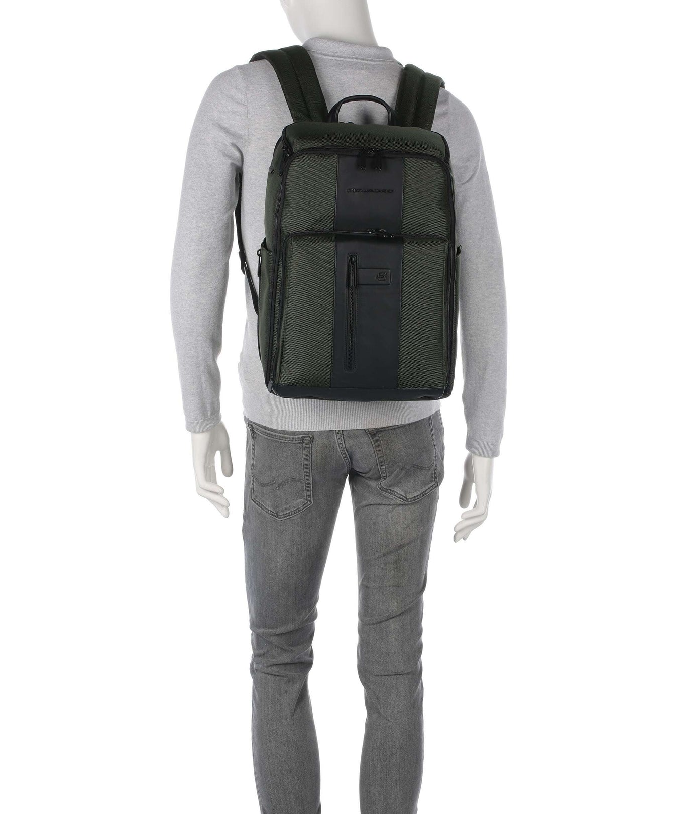 Piquadro Brief Travel backpack green