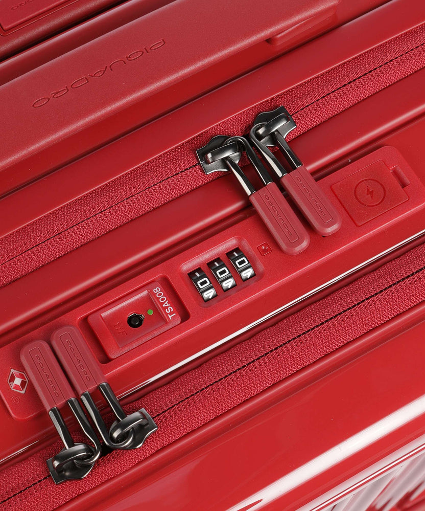 Piquadro PQ-LM Rolling briefcase red