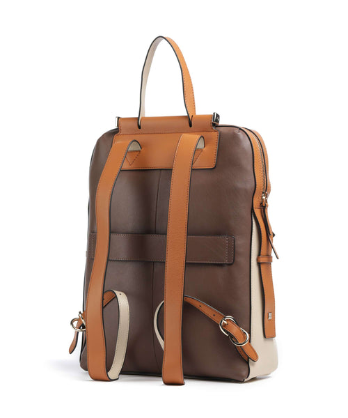 Piquadro Circle Laptop backpack marrone/beige