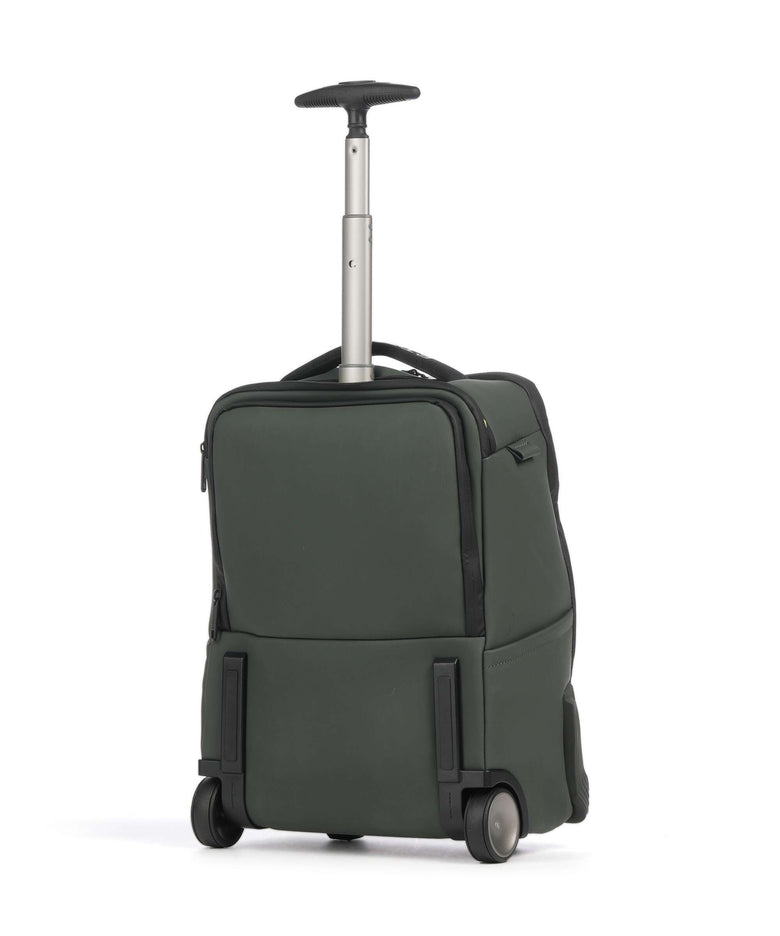 Piquadro C2OW Backpack with wheels verde