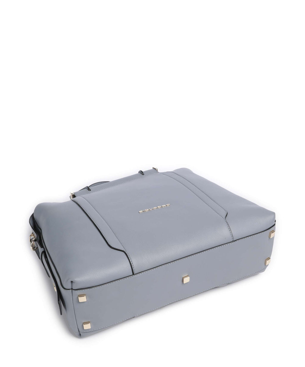 Piquadro Circle Briefcase light blue