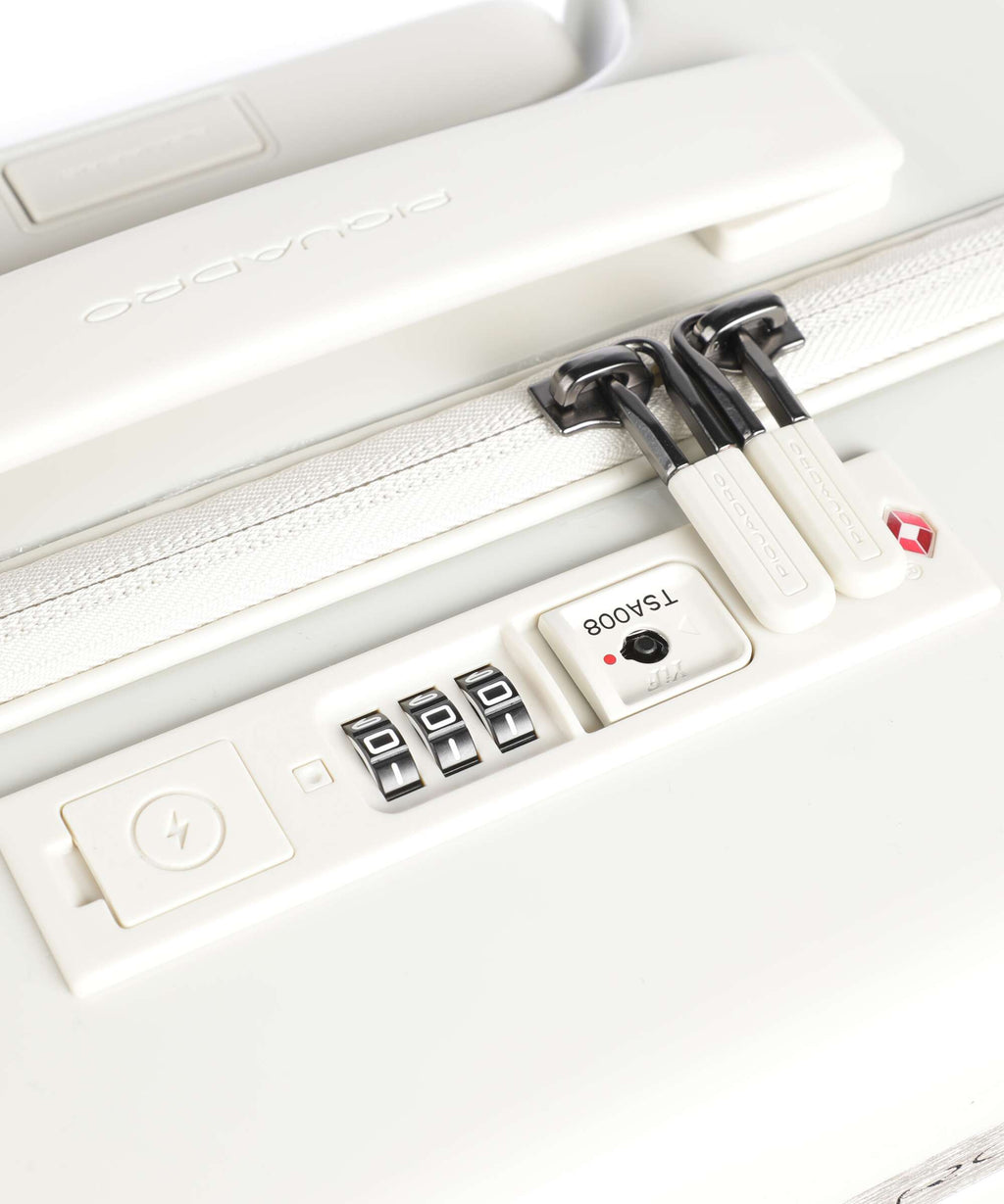 Piquadro PQ Light Spinner (4 wheels) white