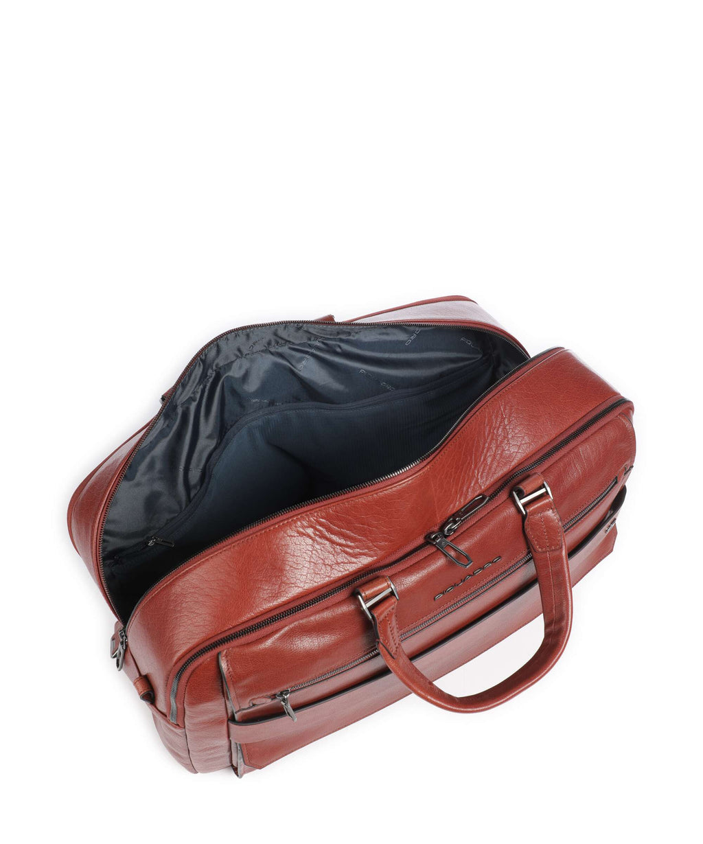Piquadro Solm Weekend bag cuoio