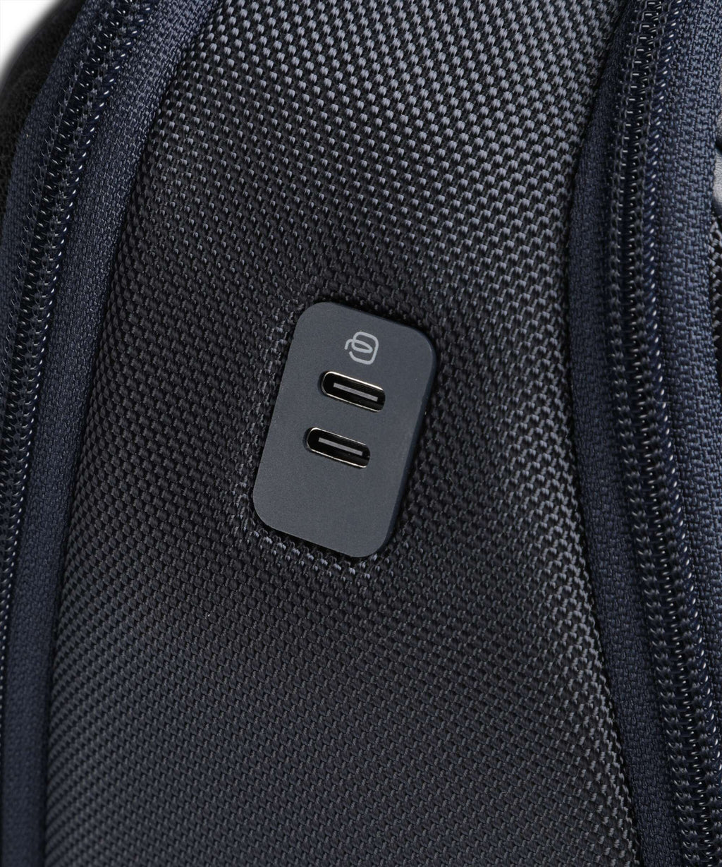 Piquadro Lyss Ryanair Travel backpack blue