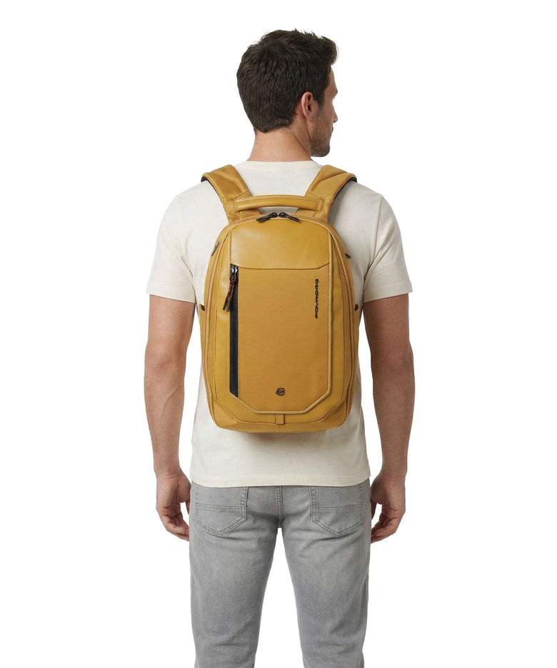 Piquadro Lyss Ryanair Travel backpack yellow