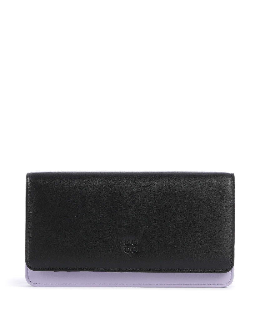 DuDu Bags Pemba RFID Wallet black lavender