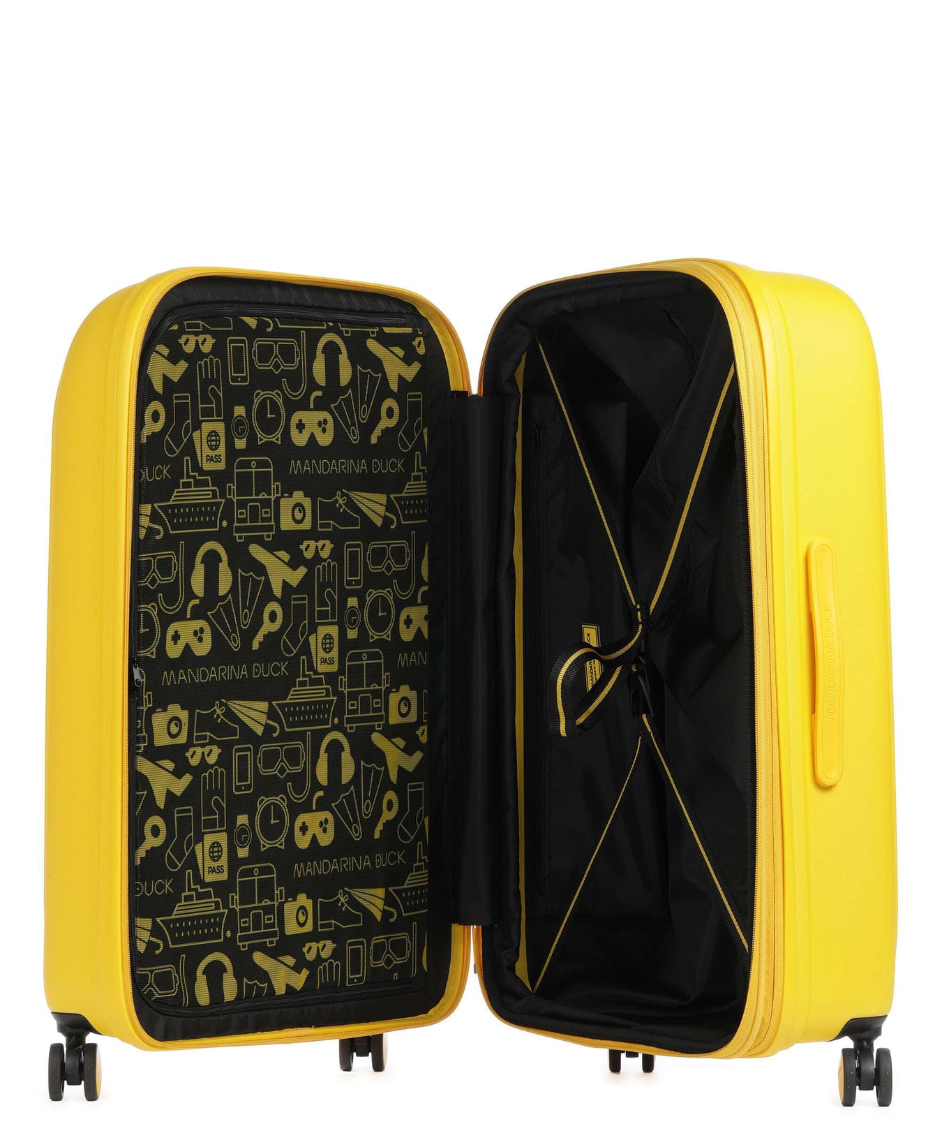 Mandarina Duck Logoduck+ Spinner (4 wheels) yellow
