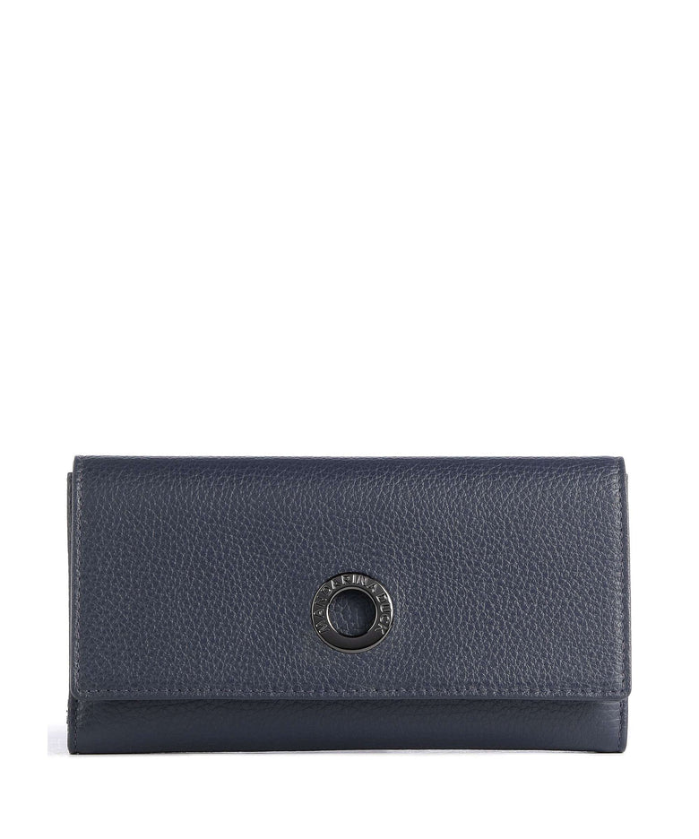 Mandarina Duck Mellow Leather Wallet dress blue