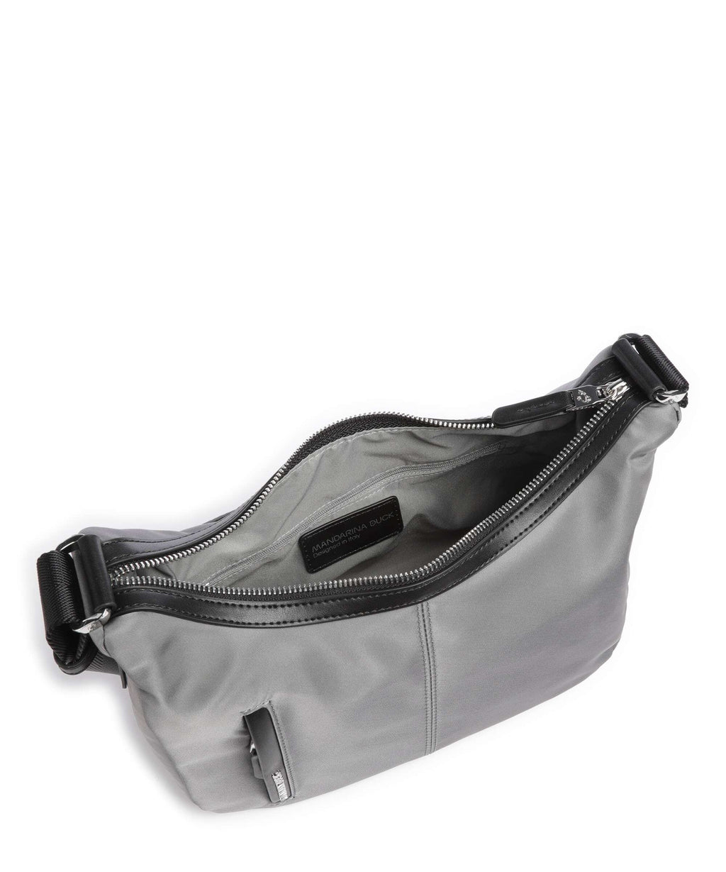 Mandarina Duck Hunter Hobo bag smoked pearl