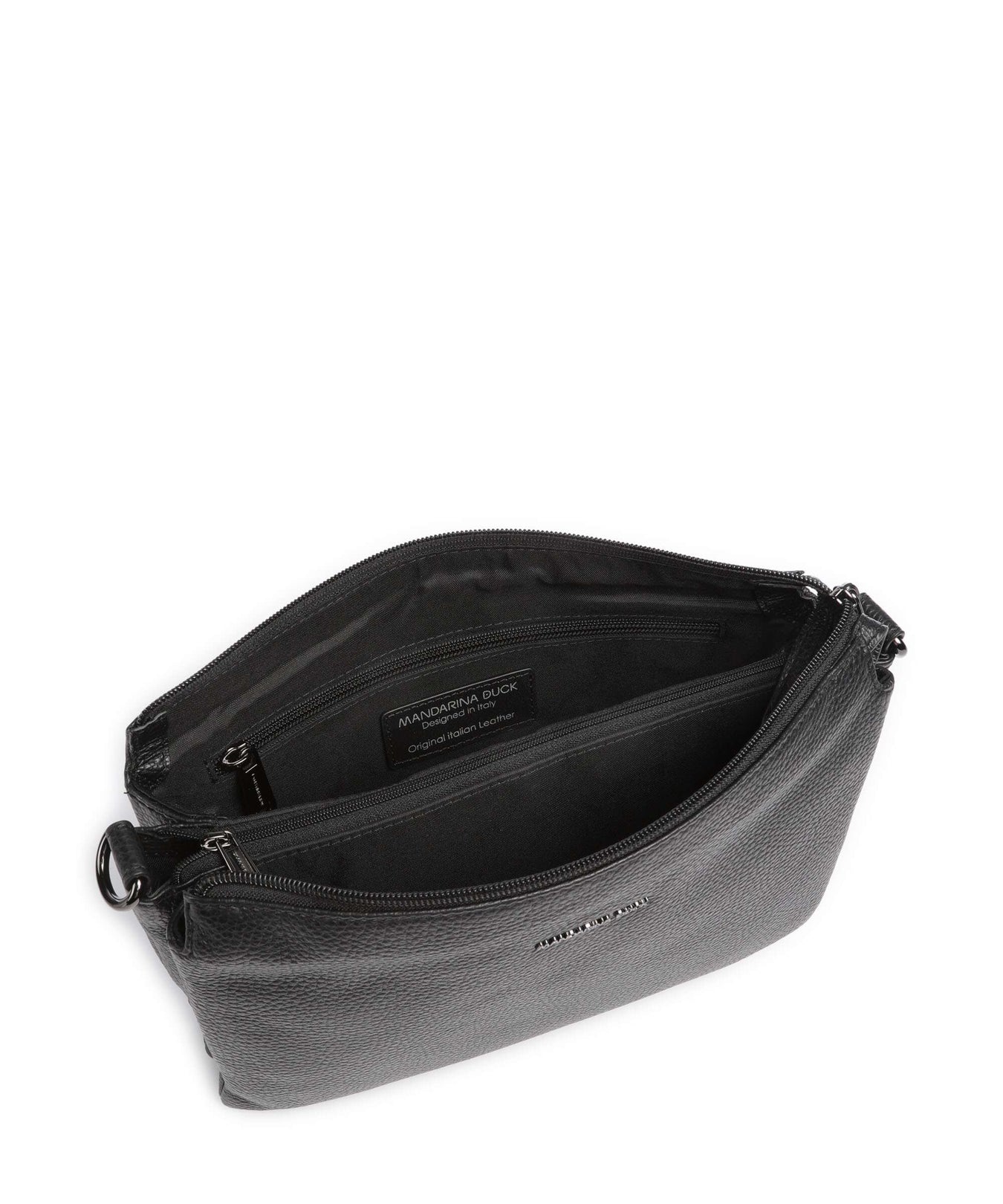 Mandarina Duck Mellow Leather Crossbody bag nero