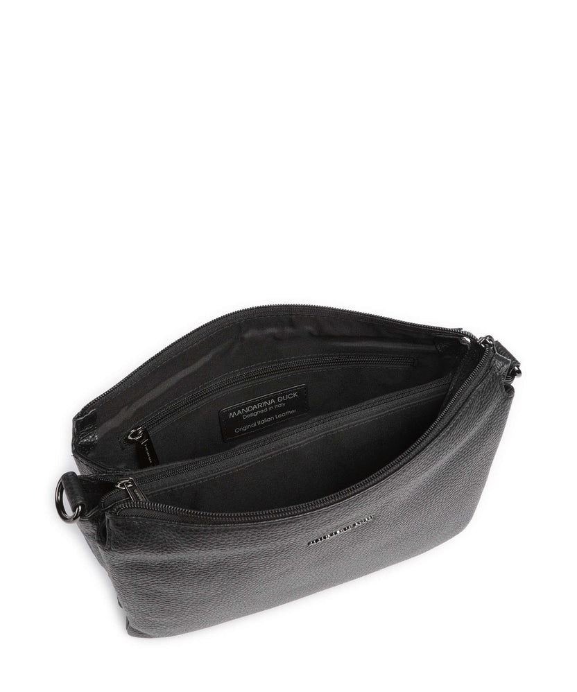 Mandarina Duck Mellow Leather Crossbody bag nero