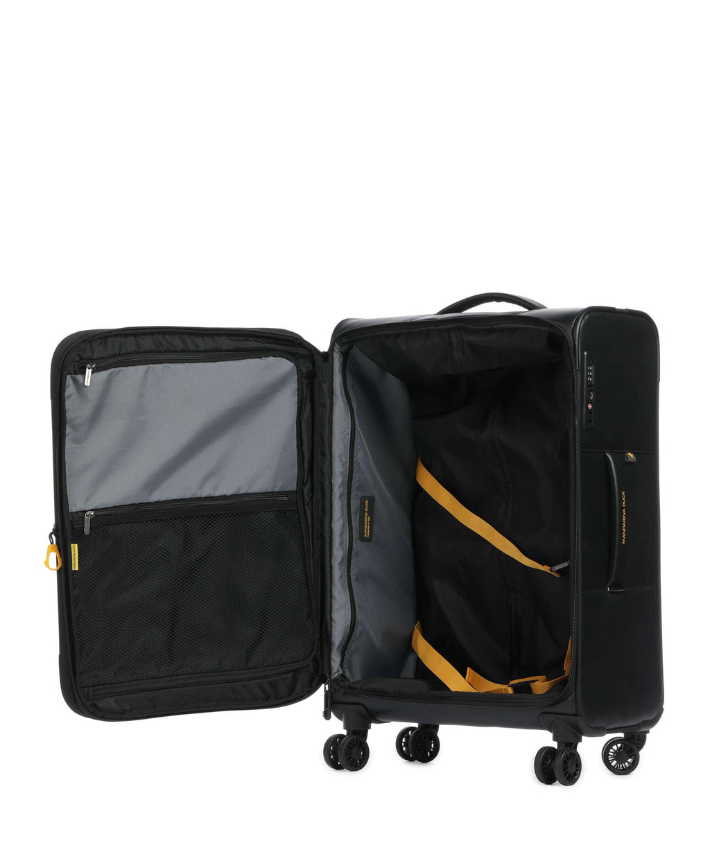 Mandarina Duck Eco Coated Spinner (4 wheels) black