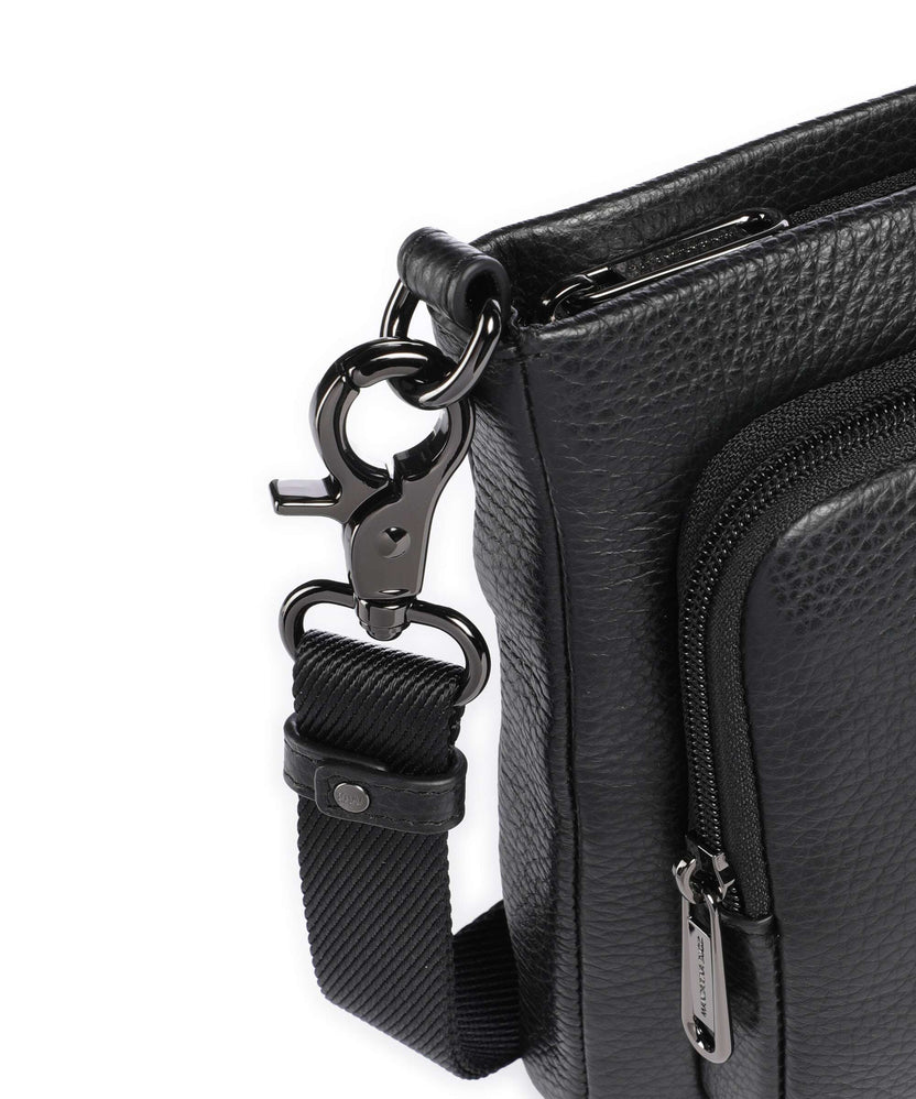 Mandarina Duck Mellow Leather Crossbody bag nero
