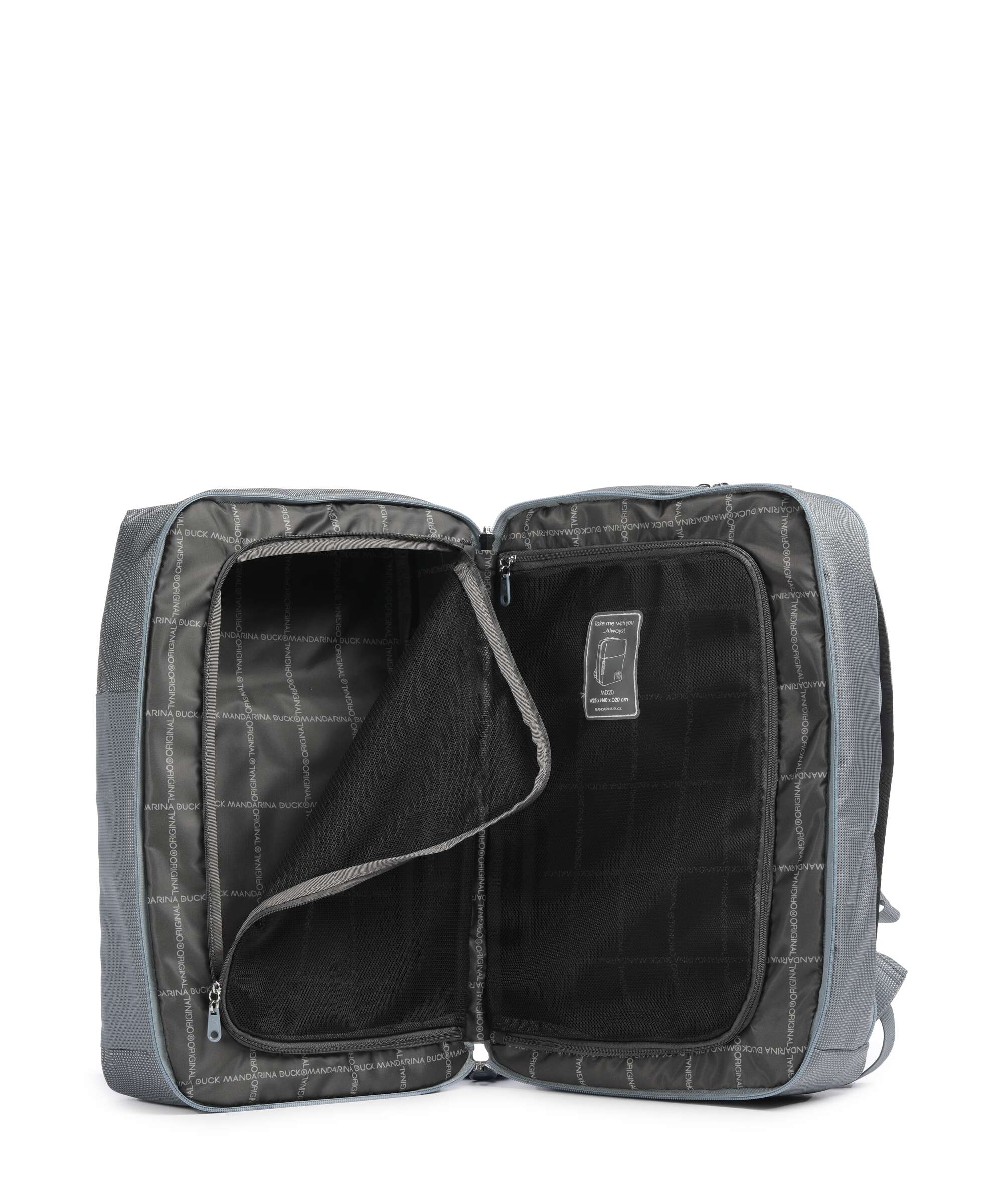 Mandarina Duck MD20 Travel backpack iron