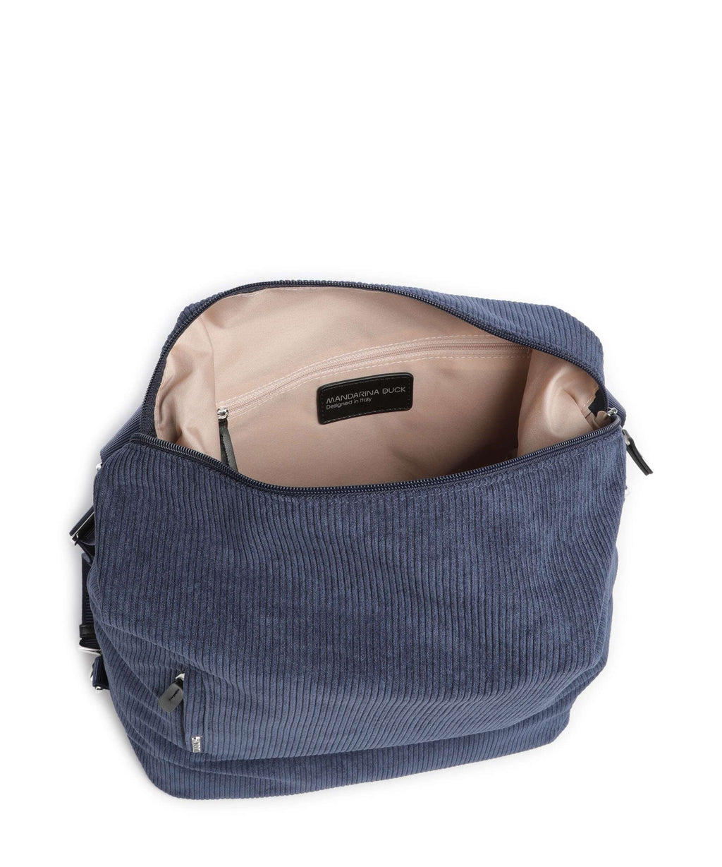 Mandarina Duck Hunter Velvet Backpack bag blue wing