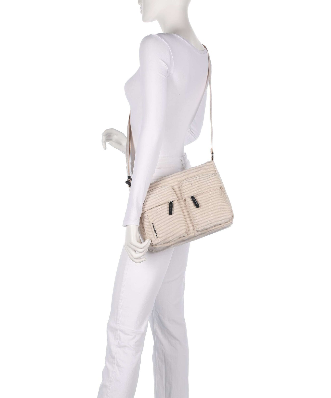 Mandarina Duck Hunter Velvet Crossbody bag cashmere